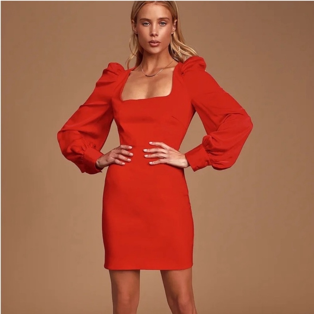 Red lulu dress size S